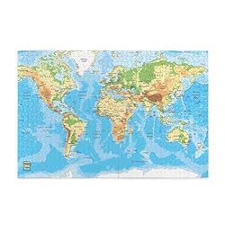 World Map Print Jigsaw Personalised Puzzle