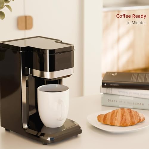 Image of Drumstone (𝟭𝟬 𝗬𝗲𝗮𝗿𝘀 𝗪𝗮𝗿𝗿𝗮𝗻𝘁𝘆 Single Cup Coffee Maker for Home & Office | Compact One-Touch Brewing - 𝐆𝐢𝐟𝐭 𝐟𝐨𝐫 𝐘𝐞𝐚𝐫-𝐄𝐧𝐝 & 𝐀𝐥𝐥 𝐎𝐜𝐜𝐚𝐬𝐢𝐨𝐧𝐬