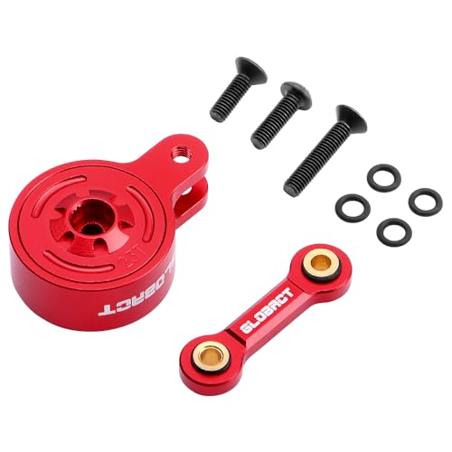 GLOBACT 23T Direct Mount Servo Saver with Link for ARRMA 1/10 Big Rock Granite KRATON Outcast SENTON VORTEKS 1/8 Infraction Mojave Typhon Vendetta Replace ARA340181