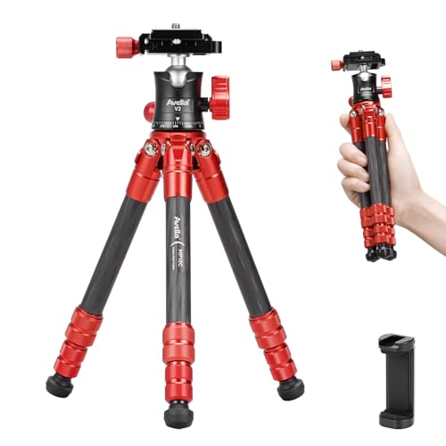 Avella MP10C Carbon Fiber Mini Tripod with 360 Ball Head