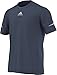 adidas Performance Men's Run Tee, Silver, X-Large