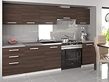 Novia  Cucina Completa Modulare Lineare 240 / 180cm 7 pz  Piano di Lavoro Incluso  Set di mobili da Cucina