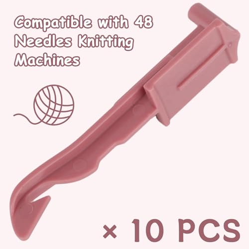 NISHZHU 10 Zubehörteile für Hängenadeln, kompatibel mit Strickmaschinen mit 48 Nadeln