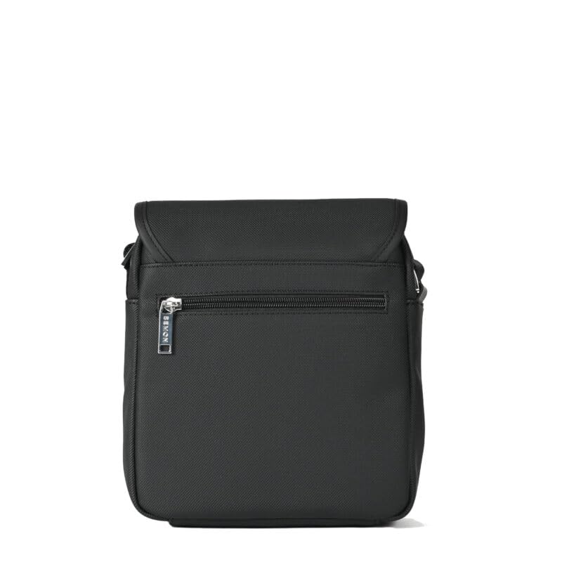 Bolsa para hombre pequeña de 23x20x5 cm bandolera BEMON Elliot con compartimentos 2