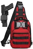 ATBP Small Tactical Sling Bag for Men with Holster Military...