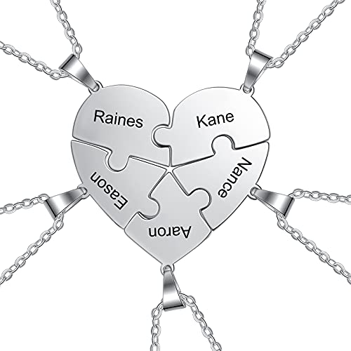 Collier personnalisé puzzle pour célébrer chaque instant en famille