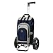 Andersen Carro de Compra Tura Aluminio Plegable con Rueda de rodamiento de Bolas Ø 29cm y 62 litros Bolsa Hydro 2.0 con Bolsillo térmico Azul
