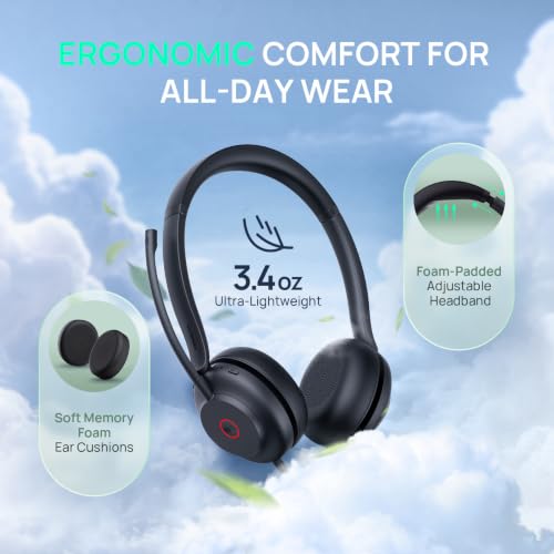 Image of Yealink UH35 2nd Gen Wired Headset, USB-C /A,AI Noise Canceling Mic,HD Audio