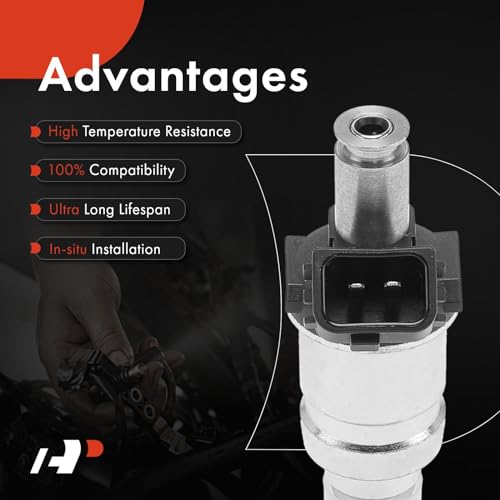 A-Premium Conjunto de 4 injetores de combustível compatíveis com Honda Civic 1999-2000 1,6L, Accord