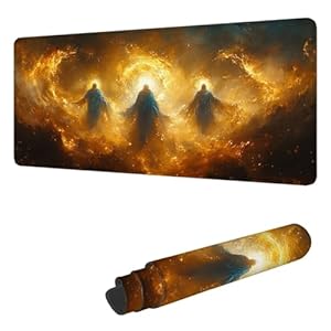 Tapis de Souris de Jeu Rêve Tapis Souris XXL 1400 x 600 mm, sous Main Bureau Homme Mouse Pad avec Base en Caoutchouc antidérapante Étanch à Bords Cousus, pour Travail, Jeux, Bureau, Maison H-8108
