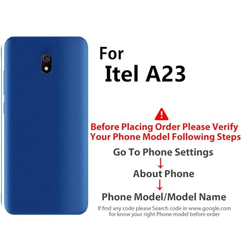 Image of COVERBLACK Soft Rubber Silicon Clear Back Cover Compatible Model for itel A23 - Transparent