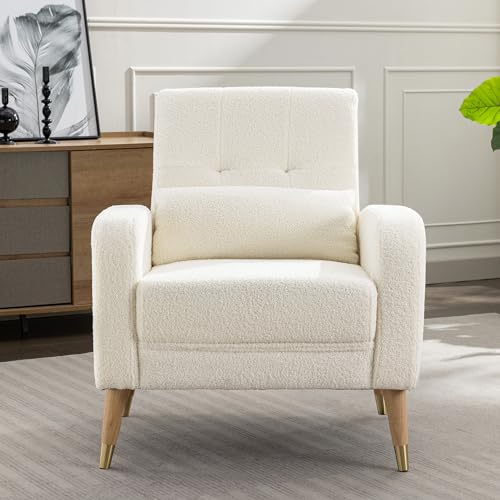 Dolonm W542-SOLDF-107111 Mid-Century Modern Accent Chair, Upholstered Armchair Living Room Chair thumb #5