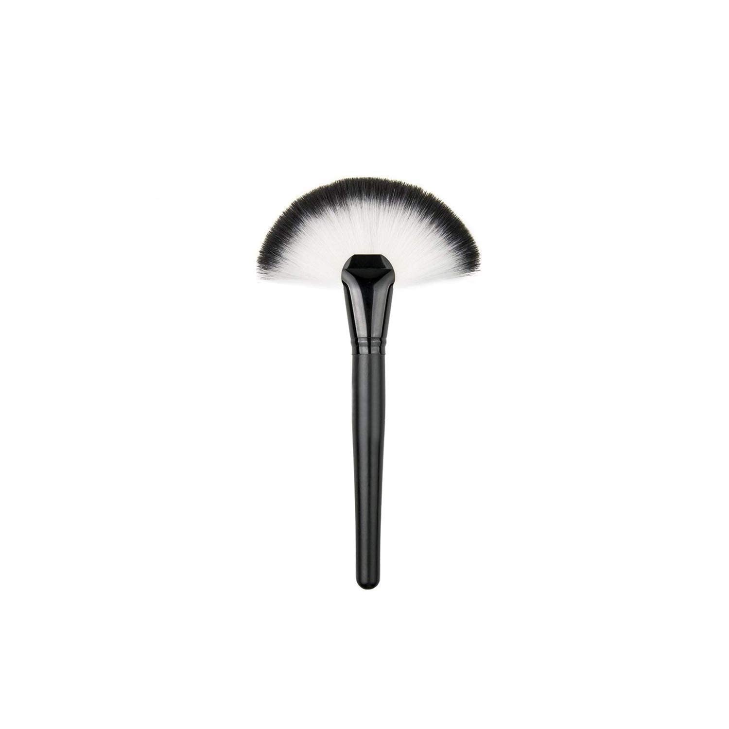 MR.THINDZ® Professional Fan Makeup Brush Single Soft Face Powder Foundation Blush Sector Fan-shaped Cosmetic Make Up Tool Pack of 1 Brush