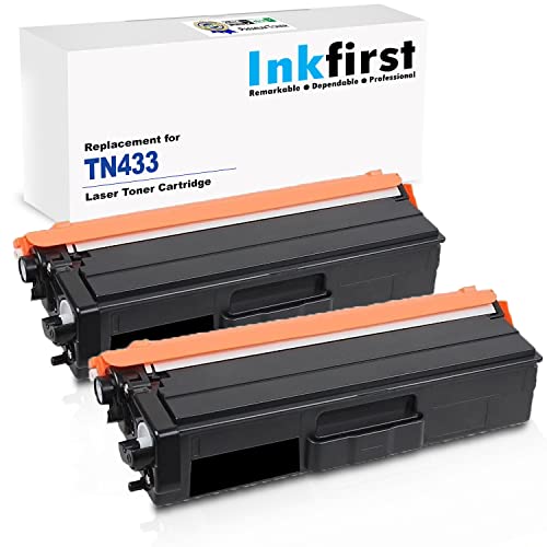 2 cartouches toner compatible TN433 noir pour Brother MFC-L8900CDW