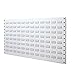 Wandwerkzeughalter-Pegboard Werkzeugaufbewahrung Wandwerkzeugregal Storage Rack Nagelbrett Regal Organisator Schuppen Garage Werkstatt Platzsparende Werkstattlagerung ( Farbe : Weiß , Size : 90x45cm )