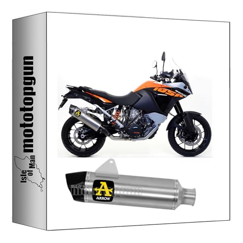 Echappement Arrow Maxi Race-Tech alu et carbone pour KTM 1050 Adventure