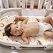 4 Pack Western Cowboy Crib Sheets Neutral Breathable Fitted Baby Sheets Nursery Sheets for Baby Boys or Girls (Bassinet Sheet)