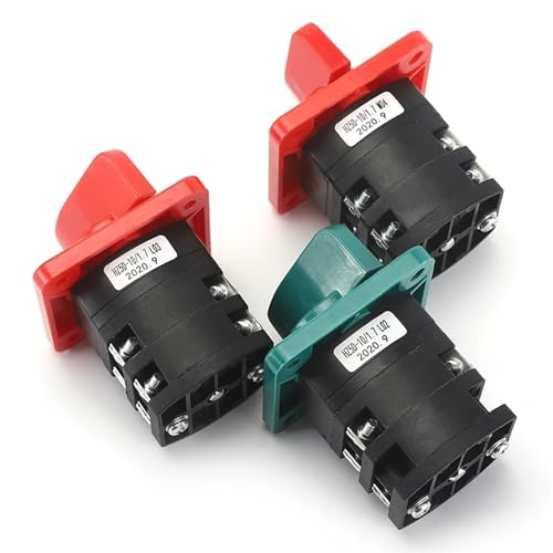 Commutateur de commutation à cames multipolaire HZ5D-10/1,7 rotatif 10A L03 lot de 2