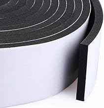 Rpi shop - Gasket Black Foam Single Sided Adhesive Tape, Insulation Foam Strip, 25mm (width) x 3mm (form thickness) x 10-meter length