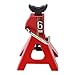 Keenso RC Jack Stand,RC Jack Stand Adjustable Height Simulation Decorative Accessory Mini Lifting Jack for SCX10 D90 1 10 RC Car (Red)