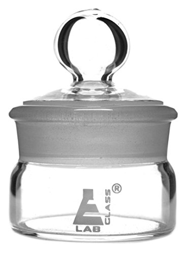 Eisco Weighing Bottle, Low Form, 20Ml Capacity, Borosilicate Glass With Interchangeable Ground Stopper Labs #TOP6