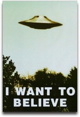 The X-Files - I Want To Believe TV Poster Print Custom Poster 20x30