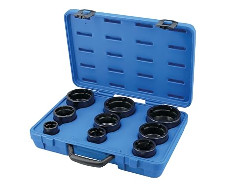 Laser 8913 Internal KM Lock Nut Socket Set coffret 9 pièces pour écrous internes