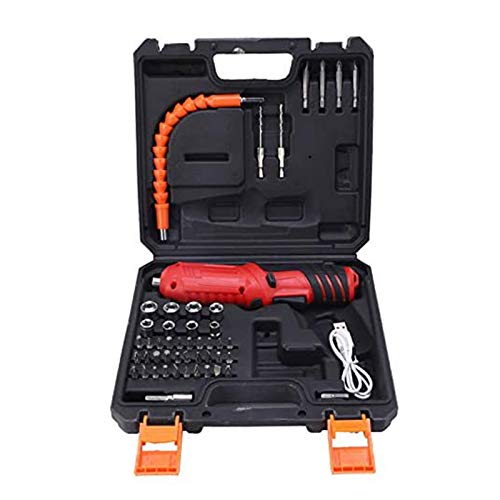 Akku Bohrschrauber, Multi Funktions Nachladbare Elektrische Bohrmaschine mit LED Licht, Elektrische Werkzeug Sätze, 3.6V Elektro-Schrauber Kit