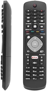 Wellhise Philips Led Smart Tv Akıllı TV Uzaktan Kumanda, Netflix Tuşlu