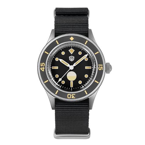 Montre automatique NH35 Watchdives WD50Ti titane verre anti rayure