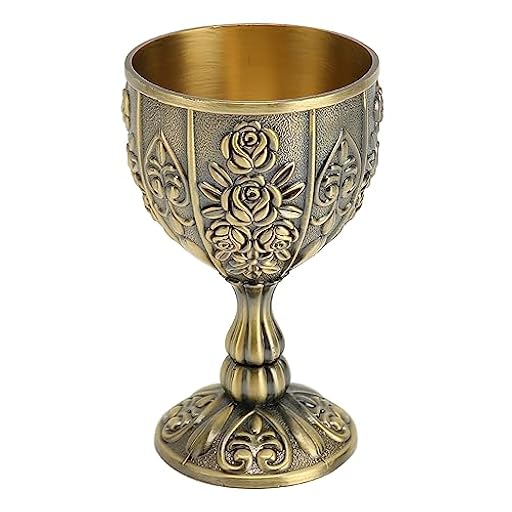 Tomotato Copa de Vino Vintage, Taza de Vino en Relieve con Patrón de Flores, Mini Copa de Cáliz Retro para Bares Domésticos, Fiestas, Bodas, 6,3x10,3cm(Bronce) | Ya disponible en tu tienda friki favorita! En mundofriki.es! Tomotato Copa de Vino Vintage, Taza de Vino en Relieve con Patrón de Flores, Mini Copa de Cáliz Retro para Bares Domésticos, Fiestas, Bodas, 6,3x10,3cm(Bronce) | Ya disponible en tu tienda friki favorita! En mundofriki.es!