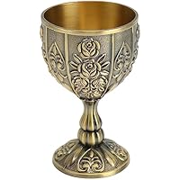 Tomotato Copa de Vino Vintage, Taza de Vino en Relieve con