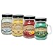 Our Own Candle Company 4 Pack Christmas Assortment Mini Mason Jar Candles - 3.5 Oz Balsam Pine, 3.5 Oz Cranberry Orange Spice, 3.5 Oz Homemade Sugar Cookie, 3.5 Oz Winter Wonderland