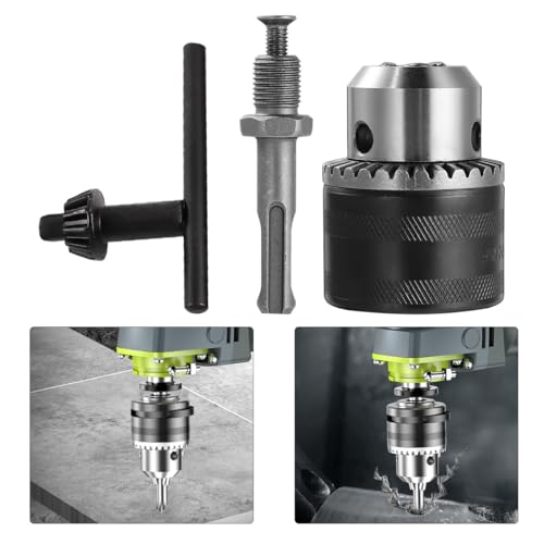 TEHAUX 1/2 20UNF�˂����t���L�[�^�C�v�h�����`���b�N�A�_�v�^�[�L�b�g 3 16mm�N�����v�a �ی^�n���h���A�_�v�^�[�t�� �d���n���}�[ �d���h��