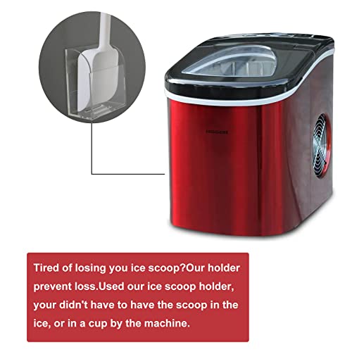 PIAOLGYI Ice Scoop Holder Scooper Accessory for Countertop Ice Maker Wall Mount Ice Scoop Holder (Ice Scoop NOT Included)