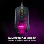 Roccat Burst Pro - Extrem leichte Optical Pro Gaming Maus (hohe Präzision, Optischer Owl-Eye Sensor (100 bis 16.000 Dpi), RGB AIMO LED Beleuchtung, 68g leicht, Designt in Deutschland), schwarz – Bild 5