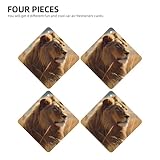 Ambientadores de coche Prairie Lion 4 piezas divertidos para...