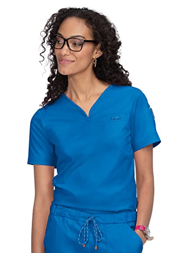 KOI Stretch 1059 Georgia Top Royal Blue L