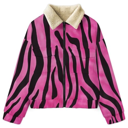 Chaqueta de forro polar para mujer abrigo grueso y suave de felpa con cremallera 3