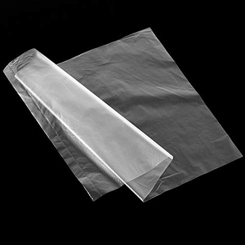 Image of 1000 Count 10 x 14 Inches Plastic Produce Bags, Clear Plastic Produce Bag Roll for Bread, Fruits, Vegetable, Kitchen, 500 Bags x 2 Rolls