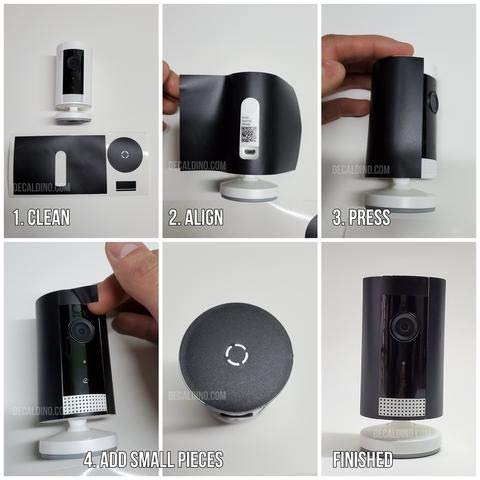 Wrap Skin Kit for Ring Indoor Cam Carbon Fiber