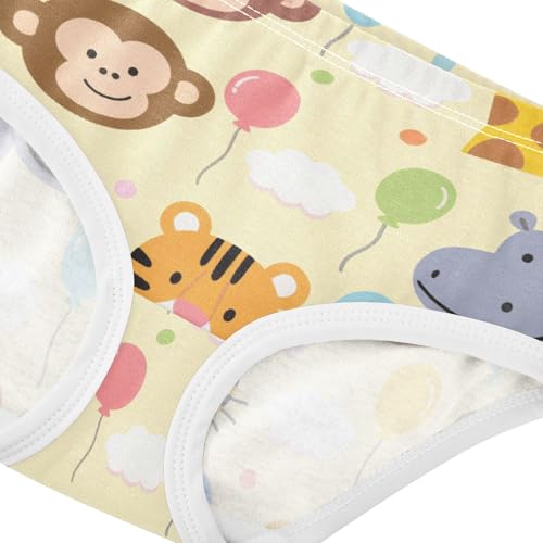 Training Panties Breathable Triangle Panties Comfort Underwear for Toddler Girls in Sizes 2T,3T, 4T, 5T, 6Y and 8Y4