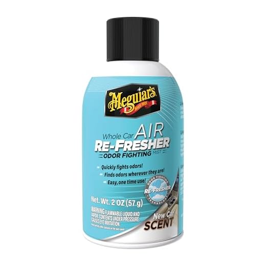 Meguiar's Whole Car Air Refresher, Odor Eliminator Spray Eliminates Strong Vehicle Odors, New Car Scent - 2 Oz Spray Bottle