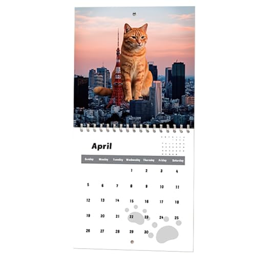 猫のカレンダー1月から12月|過去の炊飯器|高速調理器具|非スティック - スープ、スープ、皿の準備のための透明なふたが付いた焦げ付き