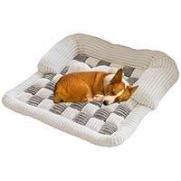 Nuyhgtr Bankhoes voor honden wasbaar, 60 cm vierkant, zacht, dik bed - wasbaar kattenbankbed | voor meubelbescherming thuis appartement dutje tijd ontspanning