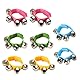LEEQ 8 Stück Glockenband Set für Arme und Füße in 6 Farben - Kinder Bunte Fußschellen Glocken Armband Musik Instrument Schellenband Metallglöckchen, Percussion Spielzeug
