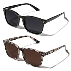 02.(2-pack)-black/Grey Lens Marble/Brown Lens