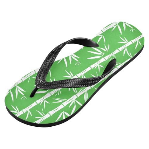 White Leaves Flip Flops for Beach Thong Sandals Anti-slip Lightweight Shower Shoes for House Indoor Outdoor2