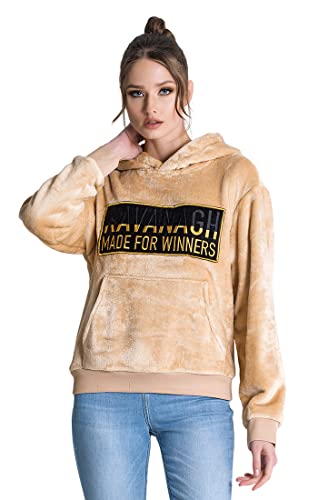 Gianni Kavanagh Beige Gk Patch Hoodie Jacket Confortable Femme
