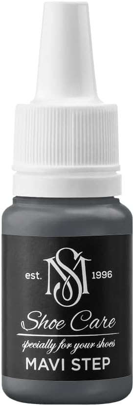 Nutritive Leather Spray - NCS S 7502-B Blackish Cool Grey - Deep Conditioning & Shoe Color Restoration for Smooth Leather by MAVI STEP - 1.70 fl oz / 50 ml